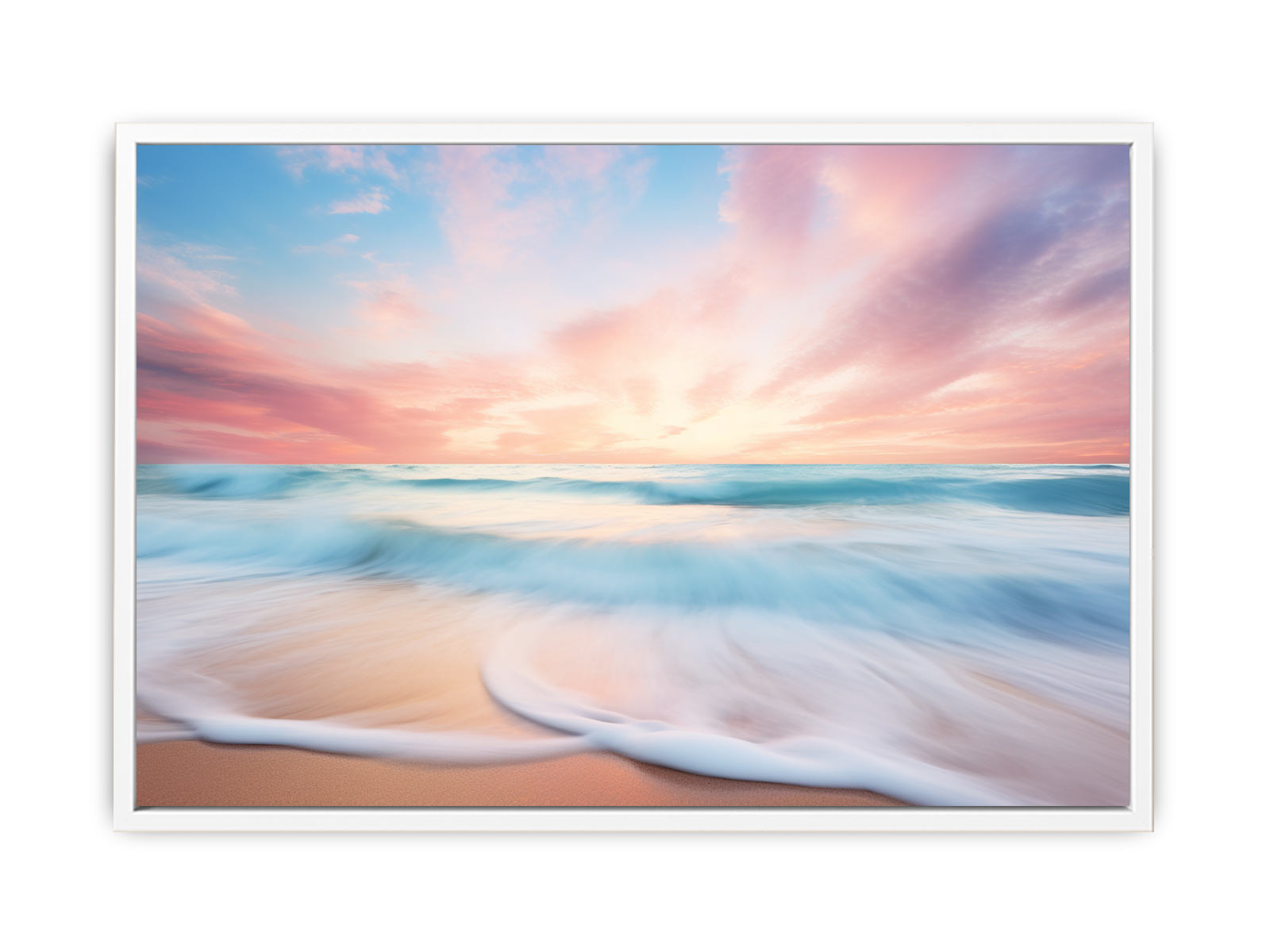 Serenity Sea Art Canvas Art Print