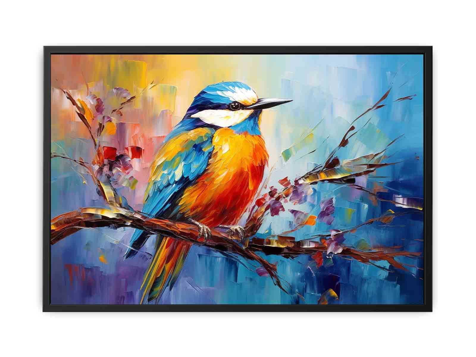 Modern Bird Art Canvas Art Print